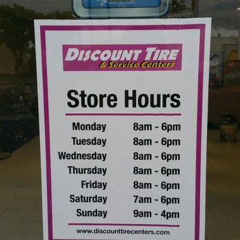 Discount Tire Hours Sunday >> Store Hours Yelp Discount Tire Hours Sunday >> Store Hours Yelp