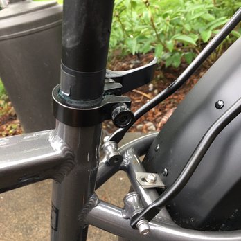 Rad Power Bikes - Seattle - My seat was crooked after service and when I tried to straighten I noticed the RAD tech left electric tape wrapped around the stem posts. - Bikes Near Me - Seattle, Washington