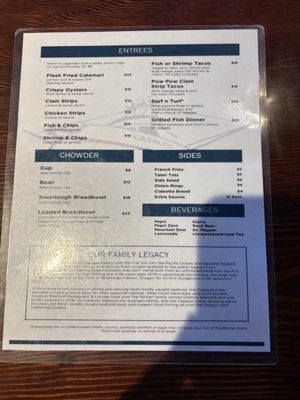 Menu photo 1 Catalyst Seafood Brookings, OR Menu photo 1 Catalyst Seafood Brookings, OR