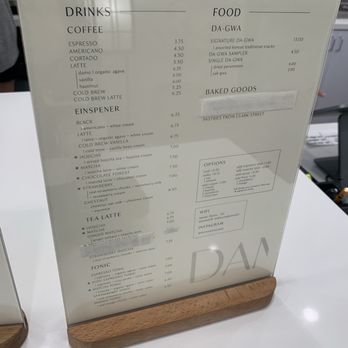 DAMO - Menu (Mar 2025) - Coffee & Tea Near Me - Los Angeles, California DAMO - Menu (Mar 2025) - Coffee & Tea Near Me - Los Angeles, California