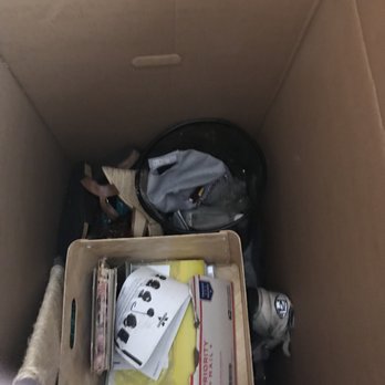 Moving Services - This is the box I paid $20 for. Notice the half-full wastebasket. - Movers Near Me - Monrovia, California Moving Services - This is the box I paid $20 for. Notice the half-full wastebasket. - Movers Near Me - Monrovia, California