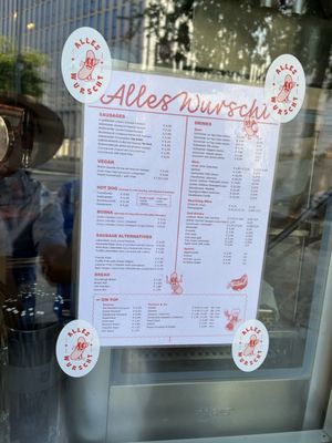 Menu photo 1 alles wurscht Vienna, 9