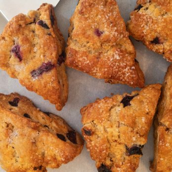 Keep Austin Baked - blueberry scones on a cutting board - Bakeries Near Me - Austin, Texas