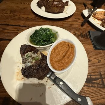 Local Goat - Steak, sweet potato, spinach - New American Near Me - Pigeon Forge, Tennessee Local Goat - Steak, sweet potato, spinach - New American Near Me - Pigeon Forge, Tennessee