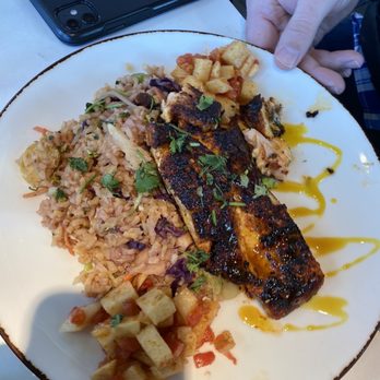 Pure Kitchen - Blackened Sustainable Salmon - New American Near Me - Frisco, Colorado Pure Kitchen - Blackened Sustainable Salmon - New American Near Me - Frisco, Colorado