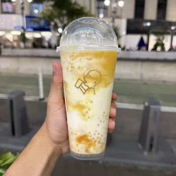 Hey Tea - Mango coconut boom - Bubble Tea Near Me - New York, New York