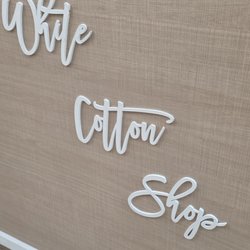 White Cotton Shop - Counter