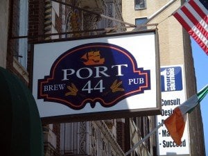 Photo of Port 44 Brew Pub - Newark, NJ, United States. There you go. That&#39;s the sign.