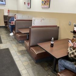 Geraci's Pizza - Couple booths for sit down. Geraci's!!