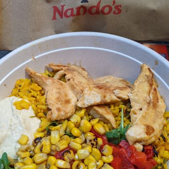 Nando's Peri-Peri - PERi-PERi Chicken Tender Bowl - Portuguese Near Me - Chicago, Illinois Nando's Peri-Peri - PERi-PERi Chicken Tender Bowl - Portuguese Near Me - Chicago, Illinois