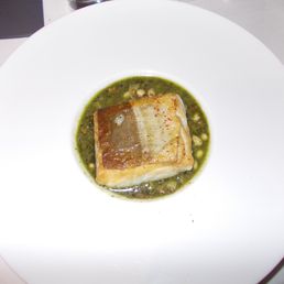 Monk fish in pesto