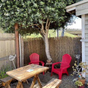 Red Kettle Coffee - Back patio seating - Coffee & Tea Near Me - Summerland, California Red Kettle Coffee - Back patio seating - Coffee & Tea Near Me - Summerland, California