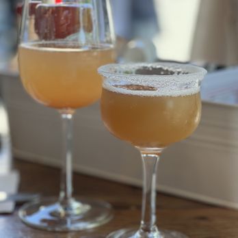 The Hideout Kitchen - Brunch drinks! Yes indeed!! Guava mimosa and Brown suga babe - New American Near Me - Lafayette, California The Hideout Kitchen - Brunch drinks! Yes indeed!! Guava mimosa and Brown suga babe - New American Near Me - Lafayette, California