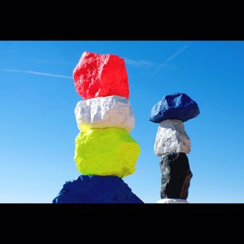 Seven Magic Mountains - Public Art Near Me - Las Vegas, Nevada