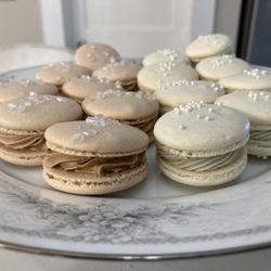 Hill City Confections - Chai Tea and Keoke Coffee Macarons