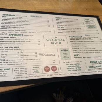 The General Muir - Menu - Delis Near Me - Atlanta, Georgia The General Muir - Menu - Delis Near Me - Atlanta, Georgia