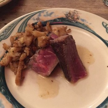 Peter Luger - Steak with the German fried potatoes - Steakhouses Near Me - Brooklyn, New York