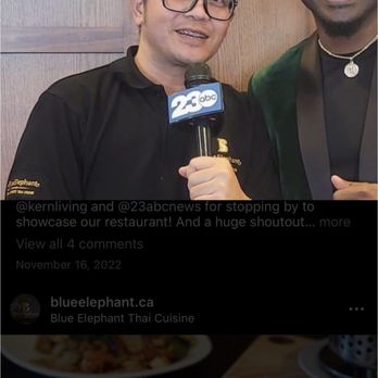 Blue Elephant - Server - Thai Near Me - Bakersfield, California