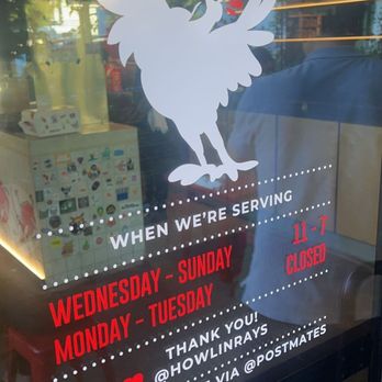 Howlin' Ray's - Hours - Southern Near Me - Pasadena, California Howlin' Ray's - Hours - Southern Near Me - Pasadena, California