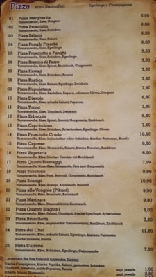 Menu photo 1 Pizza Lounge & Eiscafe Pinocchio Kappeln, SH