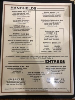Menu photo 7 Willamette Grill-Tailwind Concessions Eugene, OR