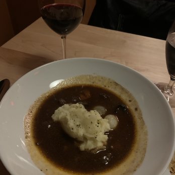 The Elephant Walk - Steak in red wine sauce with veggies and mashed potatoes - Cambodian Near Me - Boston, Massachusetts The Elephant Walk - Steak in red wine sauce with veggies and mashed potatoes - Cambodian Near Me - Boston, Massachusetts