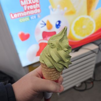 MIXUE - Matcha Ice Cream. Cheap and tasty - Bubble Tea Near Me - New York, New York