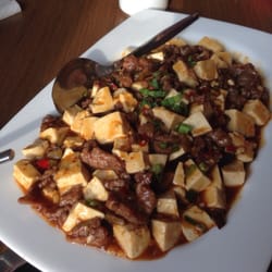 Sky Chinese Cuisine - Ma po tofu with sliced beef. The best from everything I had at sky.