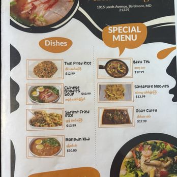 Asian Delight - Menu - Burmese Near Me - Baltimore, Maryland