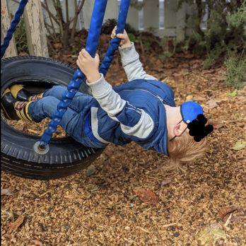 Kiddie Kampus Cooperative Preschool - The tire swing is always a big hit! - Preschools Near Me - Alameda, California
