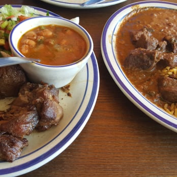 Tupinamba Cafe - Carnitas on the left and guiso on the right. We both had the lunch portion and had leftovers. - Tex-Mex Near Me - Dallas, Texas Tupinamba Cafe - Carnitas on the left and guiso on the right. We both had the lunch portion and had leftovers. - Tex-Mex Near Me - Dallas, Texas