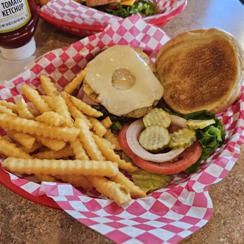 Burger Shop - Hawaiian Burger - w/ham and pineapple - Sandwiches Near Me - Clive, Iowa Burger Shop - Hawaiian Burger - w/ham and pineapple - Sandwiches Near Me - Clive, Iowa