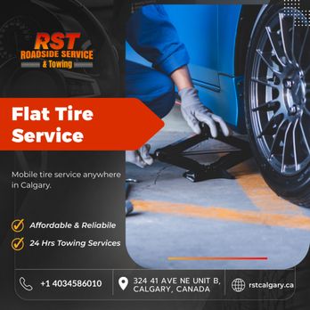 RST Roadside Service & Towing - Flat Tire Service - Roadside Assistance Near Me - Calgary, Alberta RST Roadside Service & Towing - Flat Tire Service - Roadside Assistance Near Me - Calgary, Alberta