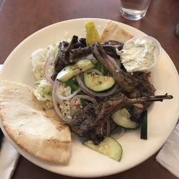 Mythos - Lamb-Chop Salad...it was good. - Greek Near Me - Buffalo, New York