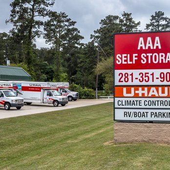 AAA Self-Storage Hockley - Front signage from FM2920 - Self Storage Near Me - Hockley, Texas