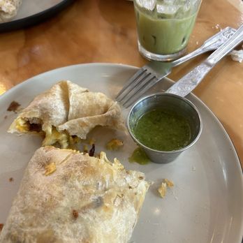 Toast Kitchen & Bakery - breakfast burrito and matcha latte - Breakfast & Brunch Near Me - Tustin, California