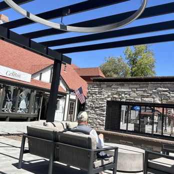 Cask & Cure - One of Lake Arrowhead Village's new public spaces. - Wine Bars Near Me - Lake Arrowhead, California