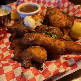 Kelly’s Irish Pub - Fish & Chips (add Guinness brown gravy- pro move) - Pubs Near Me - Austin, Texas Kelly’s Irish Pub - Fish & Chips (add Guinness brown gravy- pro move) - Pubs Near Me - Austin, Texas