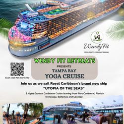 Wendy Fit Yoga & Pilates Studio - Sign up now for the upcoming Yoga Cruise with Wendy Fit Wellness Retreats