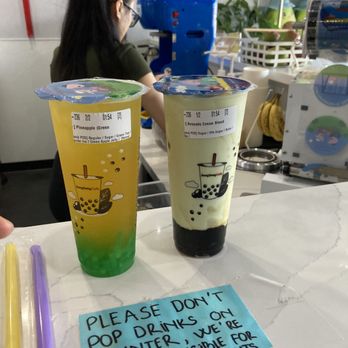 Seng Seng Cafe - We both ordered 2 drinks - Shaved Ice Near Me - Houston, Texas