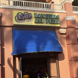 the entrance to the restaurant