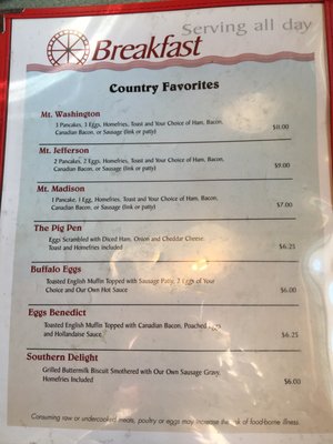 Menu photo 7 Water Wheel Breakfast & Gift House Jefferson, NH Menu photo 7 Water Wheel Breakfast & Gift House Jefferson, NH