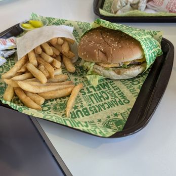 Tom's #1 - Cheeseburger and fries. It was good & loved the fries - Burgers Near Me - Ontario, California Tom's #1 - Cheeseburger and fries. It was good & loved the fries - Burgers Near Me - Ontario, California