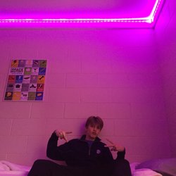 Peddie School - Killian's dorm room is lit (literally AND figuratively)!
