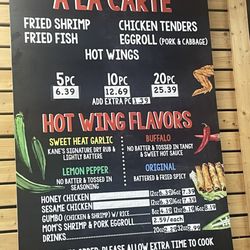 Kane's Deli - Menus
