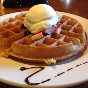 The Root Cellar Cafe - Belgium waffle! - Breakfast & Brunch Near Me - San Marcos, Texas