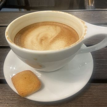 Republik Coffee Burbank - A delicious coffee latte with a treat for extra sweetness - Cafes Near Me - Burbank, California