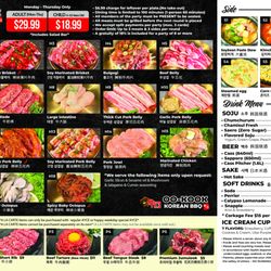 OO-KOOK Korean BBQ - San Gabriel - WEEKDAY SPECIAL!!! MONDAY TO THURSDAY!!!