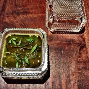 Saison - Peppers in what looks like a crystal engagement ring / snuff box - New American Near Me - San Francisco, California Saison - Peppers in what looks like a crystal engagement ring / snuff box - New American Near Me - San Francisco, California