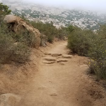 Mount Woodson Trail - Path gets wide then narrow in some spots. - Hiking Near Me - Poway, California Mount Woodson Trail - Path gets wide then narrow in some spots. - Hiking Near Me - Poway, California